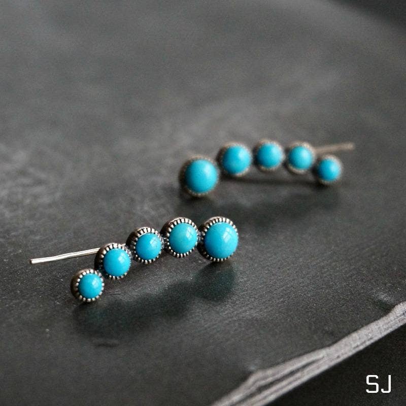 Ilaria Turquoise Sterling Silver Earrings