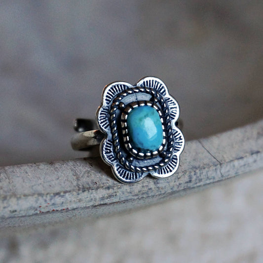 Asia Turquoise Solitaire Ring