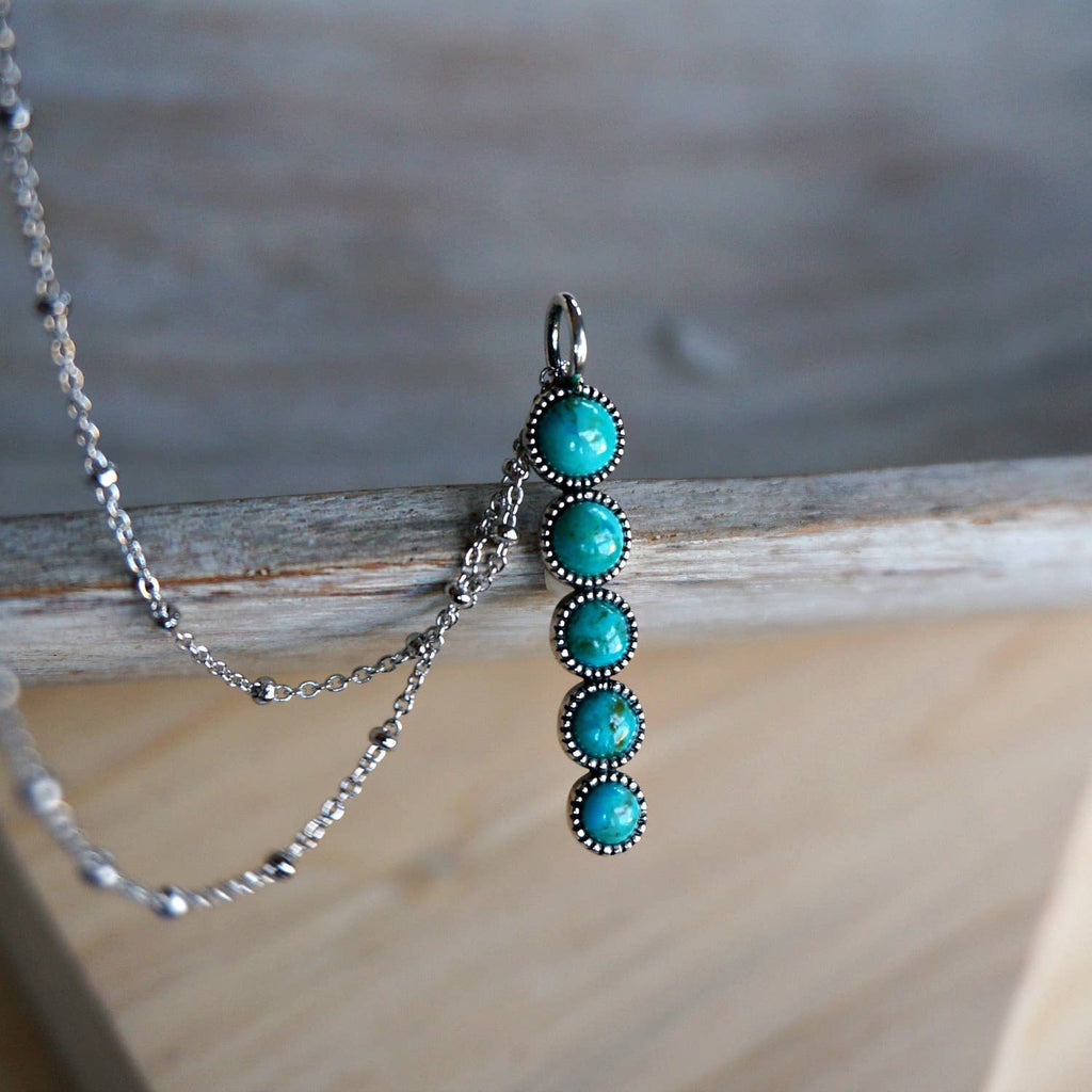 Ilaria Turquoise  Sterling Silver Necklace