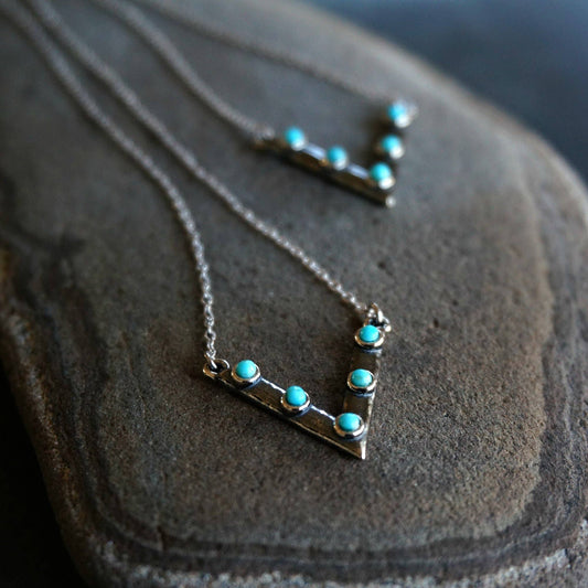 Jacy Turquoise Sterling Silver Choker Necklace